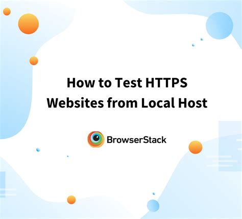 https:localhost:11501|How to test HTTPS Websites from Local Host .